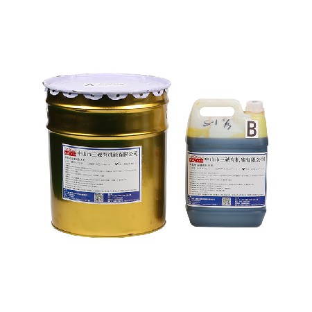 驱动电源出线孔灌封胶喷泉防水电缆接头用黑色硬 5:1环氧树脂胶