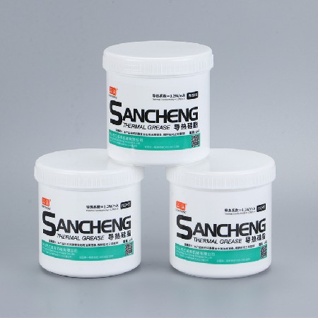 大功率LED灯板散热导热硅脂 1.2W系数白色导热硅脂电子芯片散热膏