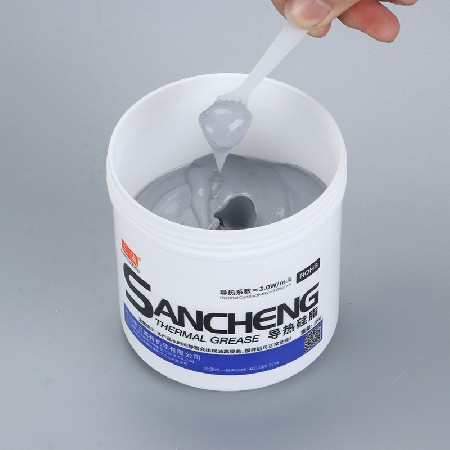 三诚牌3.0导热硅脂 灯具变频器灰色导热膏电子原器件导热散热硅脂